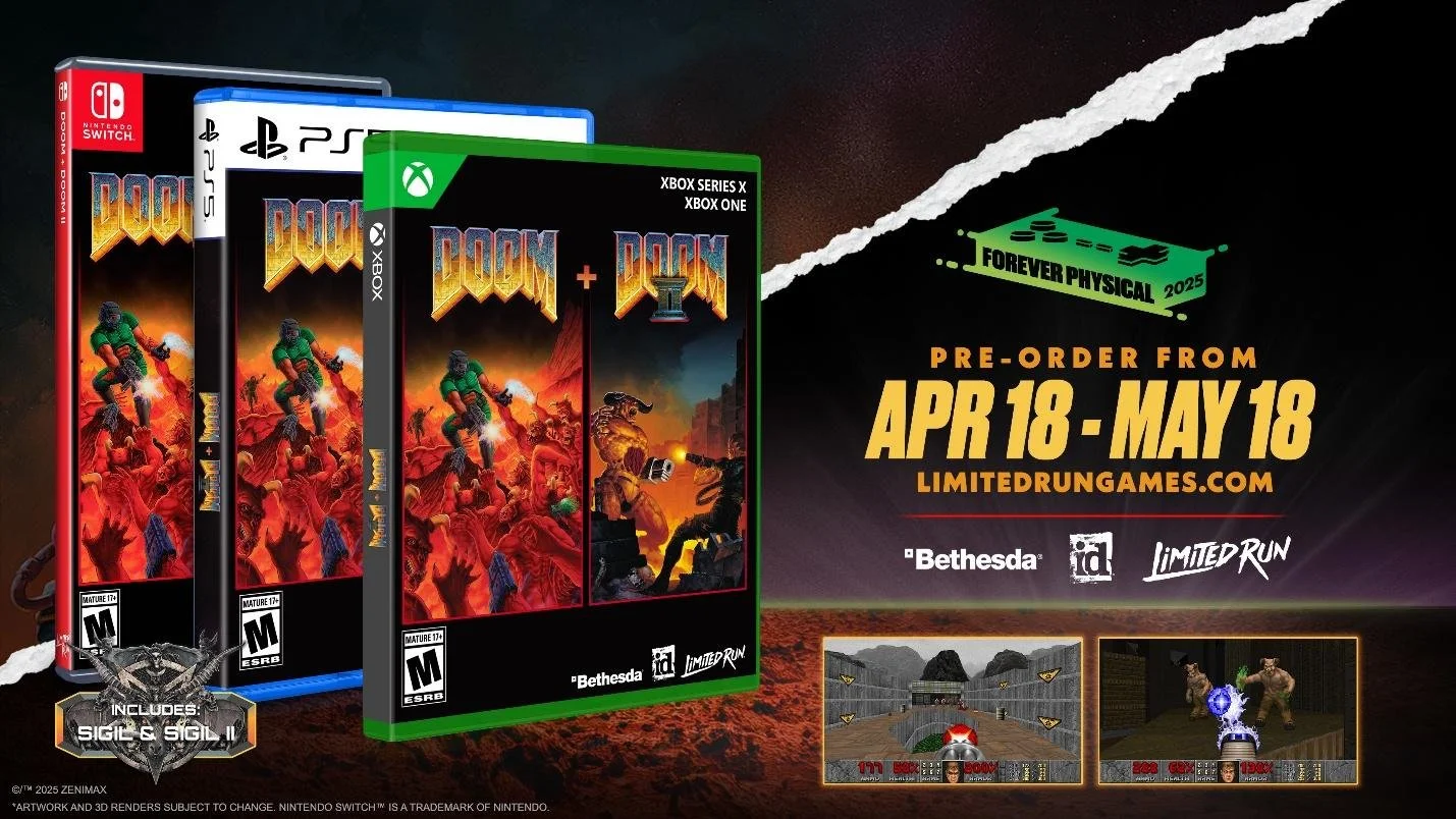Doom & Doom II: Limited Run Games has your physical drops pre